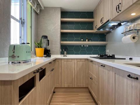 宜軒設計股份有限公司 - 鹽埕ㄇ字型廚具