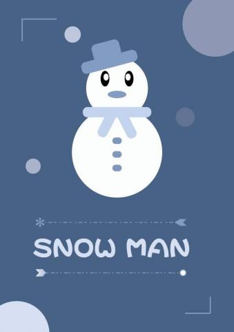 李家萱 - 雪人海報設計