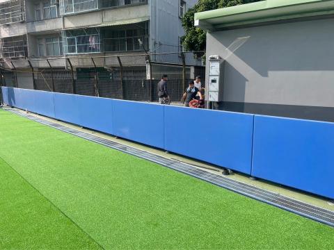 詩喬工程 - 竹東 網球場室外防撞牆