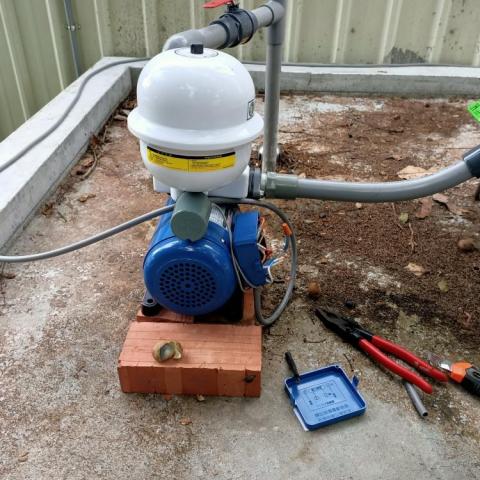 傑恩水電 - 加壓馬達安裝