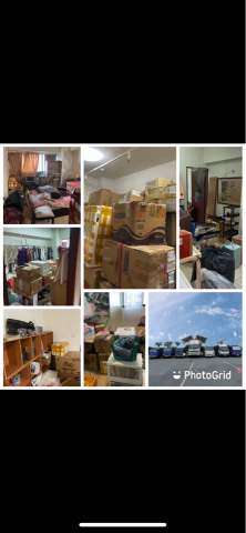 杰出托運 - 客戶長途搬家東西太多一次出動4台3.5噸小貨車