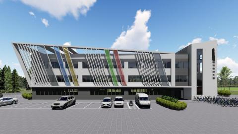 PinkyC - B校體育大樓_競圖