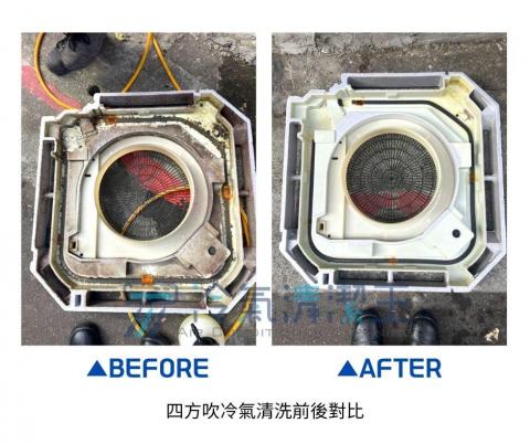 111冷氣清潔王 - 四方吹冷氣清洗保養