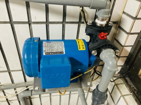 阿嚕米水電 - 抽水馬達 管路重配