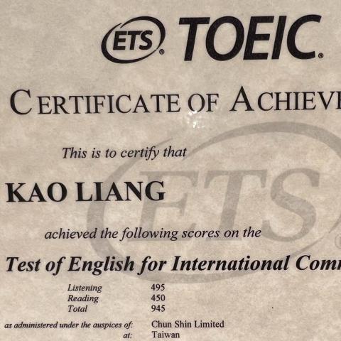 提供美國加州服務的專家Liang Kao