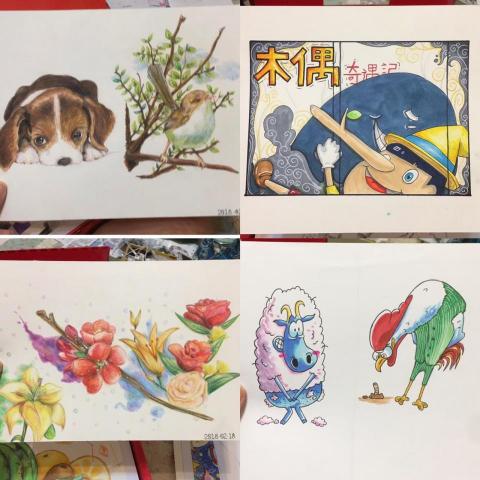林浣慈 - 色鉛筆及麥克筆作品...。 林浣慈 - 色鉛筆及麥克筆作品...。
