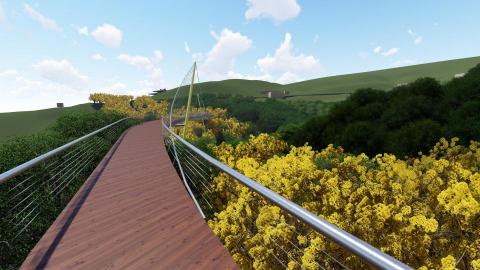 郭家華 - 3D建模-人行吊橋02