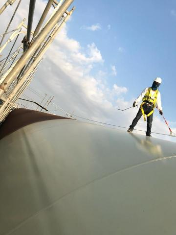 亦境室內外塗裝 - 風力發電機裝 標線油漆工程