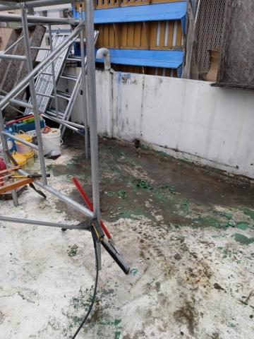 策略防水工程事業群 - 新莊民安東路，整地清理