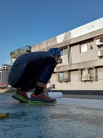 策略防水工程事業群 - 北投尊賢街，玻纖貼覆