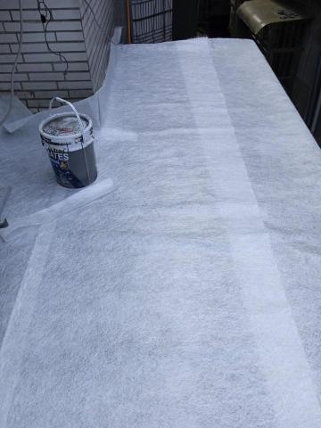 策略防水工程事業群 - 板橋豪美社區，玻纖施作