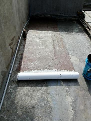 策略防水工程事業群 - 新店安和路，玻纖貼覆