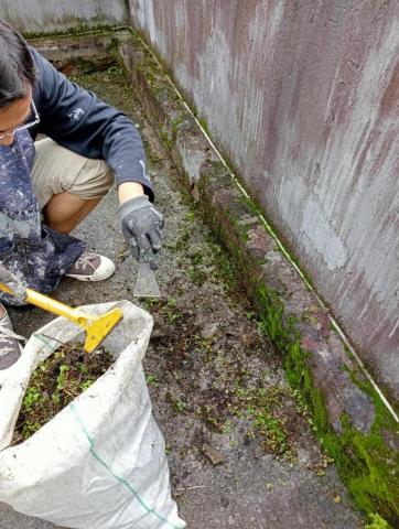 策略防水工程事業群 - 新店安和路，整地清理