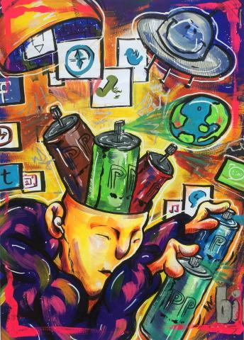 林文傑 - 廣告顏料作品 林文傑 - 廣告顏料作品