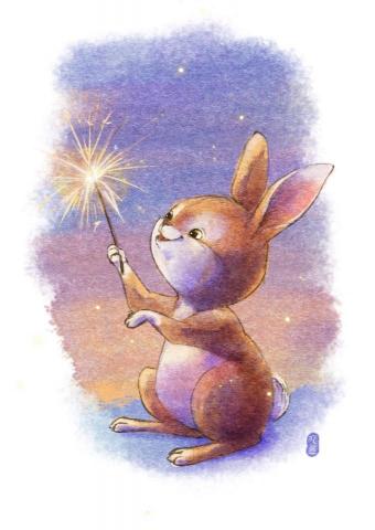 九韭 - 兔年賀卡 九韭 - 兔年賀卡