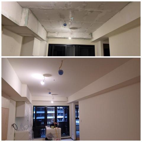 工程行 - 全室牆面批土(透批)和油漆施工前後照片 工程行 - 全室牆面批土(透批)和油漆施工前後照片