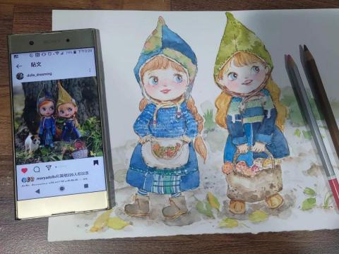 Jennifer的插畫世界 - 水彩手繪 Jennifer的插畫世界 - 水彩手繪