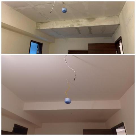 工程行 - 新成屋牆面 批土施工前後照 工程行 - 新成屋牆面 批土施工前後照