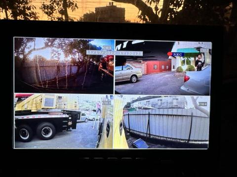 宜路通有限公司 - 大貨客車四錄安裝（傍晚畫面）