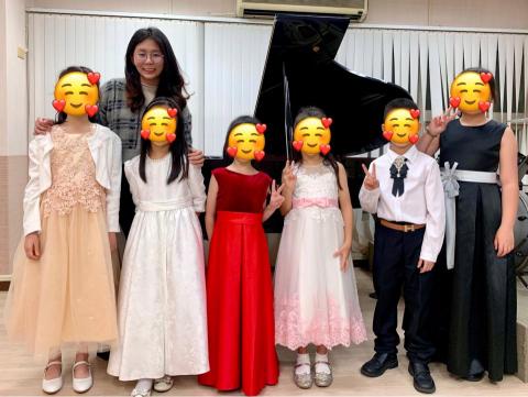 鋼琴主修古老師 - 賽前彩排大合照