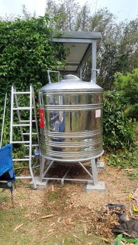 饒建豐 - 2噸水塔安裝