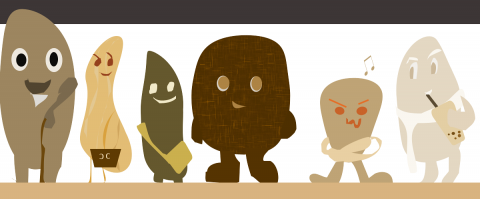 文案訂製 - 製圖  電繪-根莖類家族