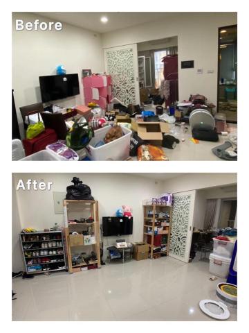 高雄整理師～小研 -  客廳整理