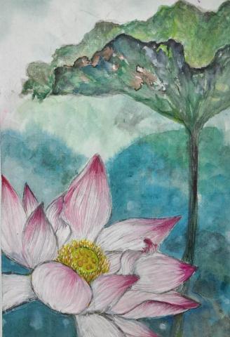 陳學嬪 - 學生水墨作品