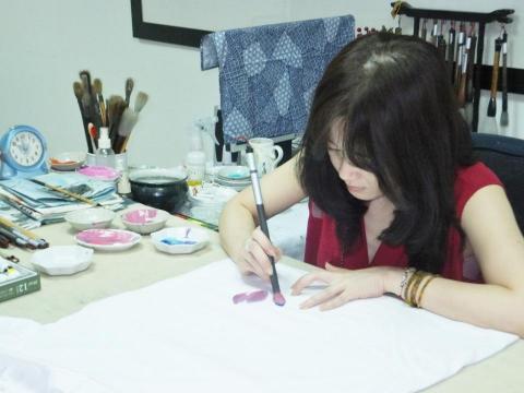 陳學嬪 - 彩繪示範