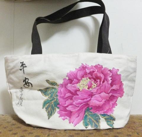 陳學嬪 - 彩繪布包示範