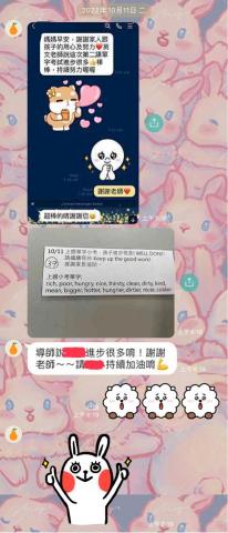 Lina Wang - 學校老師和家長的回饋