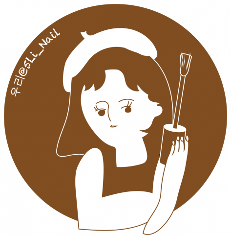 陳鍾秀 - 美甲工作室ig頭像logo設計