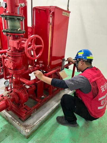 君佑消防工程有限公司 - 消防檢修室栓設備-消防泵浦性能測試