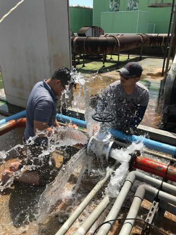 君佑消防工程有限公司 - 消防設備改善-活水作業閘閥更新