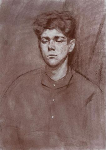 impresstudio458 -  肖像素描 炭精筆