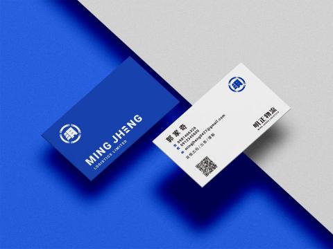 人間火設計 - 明正物流/名片設計
靈感取自四通八達的意向，符合運輸業的意向，
以藍色與主色調，與負責人深層的思想底運作呼應，
這會是一間未來可期的物流公司。