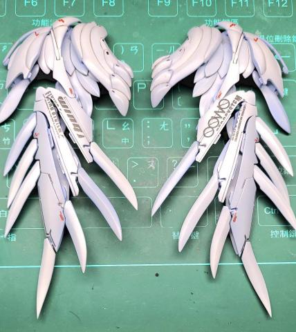 阿村 - 代工作品：RG WING GUNDAM ZERO EW 1/144素心翅膀噴塗