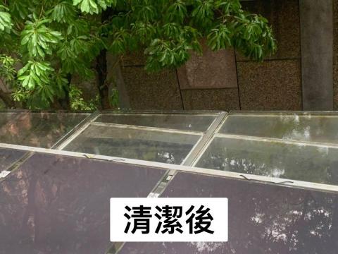 黃理邦 - 戶外採光玻璃清潔 清潔後