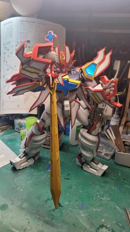 阿村 - 代工作品：創模玩超級火王改造，噴塗