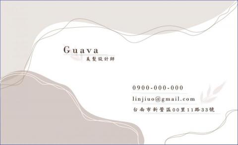 李拓 - 【練習作品】名片設計-Little Days名片反面
⚠ 注意：以上資料內容非真，練習用。