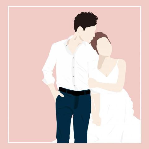 Joya - 似顏繪-執子之手，與子偕老~