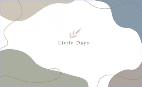 李拓 - 【練習作品】名片設計-Little Days名片正面
⚠ 注意：以上資料內容非真，練習用。