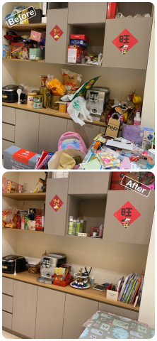 心空間-居家收納、空間及動線改造 - 除了圖中雜亂的零食收納之外,調整了咖啡機的位置,左移咖啡機讓原本被餐桌擋住的動線變得順手好用,泡咖啡變得更閑適自在。 心空間-居家收納、空間及動線改造 - 除了圖中雜亂的零食收納之外,調整了咖啡機的位置,左移咖啡機讓原本被餐桌擋住的動線變得順手好用,泡咖啡變得更閑適自在。