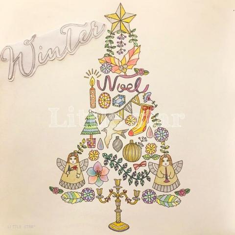 小星星 - 小星星的著色畫（左手上色）