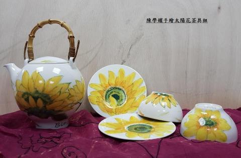 陳學嬪 - 陳學嬪手繪瓷器