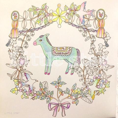 小星星 - 小星星的著色畫（左手上色）