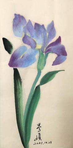 陳學嬪 - 陳學嬪寫意花卉示範