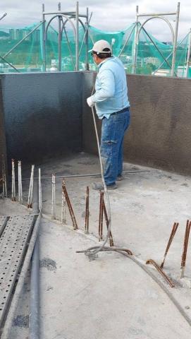 煜傑工程行 - 新建案彈泥防水噴塗