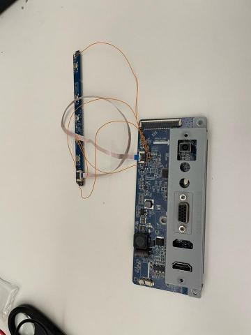 Sean - 電腦螢幕按鍵板失效， 調查為排線受損，跳接後正常