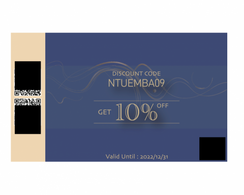 No_Face - 折價券設計（黑色碼掉的部分為公司之名稱）